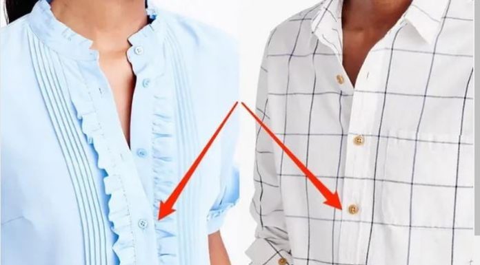 The position of the buttons on men’s and women’s shirts is always opposite: Do you know why?