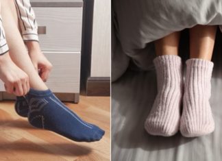 Should I wear socks when sleeping in cold weather?