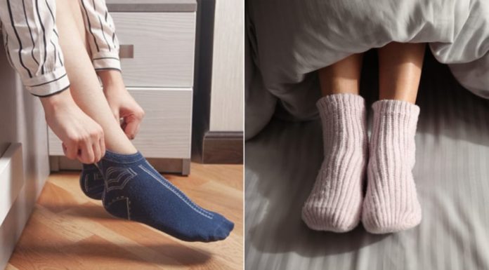 Should I wear socks when sleeping in cold weather?