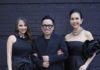 Who looks more mysterious in black: Ninh Duong Lan Ngoc or the group of beautiful women?