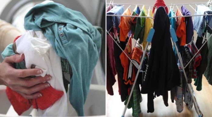 Fast and odor-free clothes drying method for rainy and humid days without a dryer at home