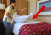 Why do hotel staff say, “Don’t neatly fold the pillow when checking out?”