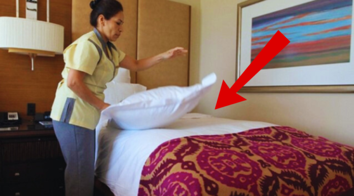 Why do hotel staff say, “Don’t neatly fold the pillow when checking out?”