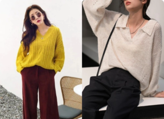 The arrival of cold winds makes knitted sweaters trendy, no amount of them is too much