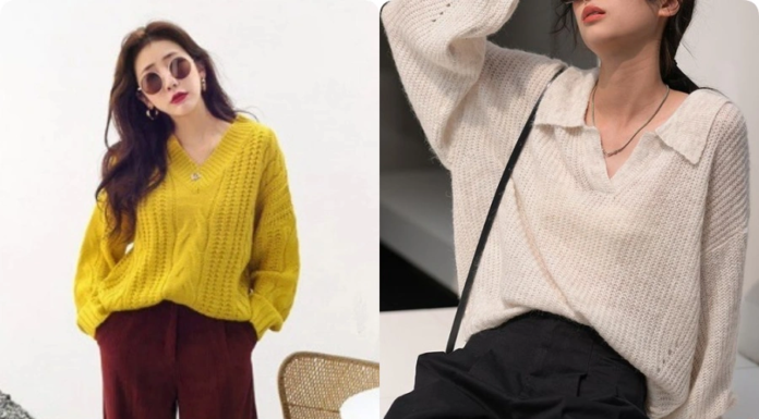 The arrival of cold winds makes knitted sweaters trendy, no amount of them is too much