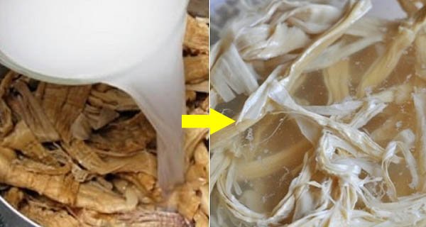 Soaking Dried Bamboo Shoots in Cold Water: The Chef Shakes His Head, Wondering Why Bitter Bamboo Takes So Long to Soften