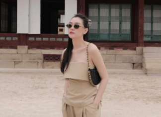 A Vietnamese beauty queen loves neutral tones, looking elegant in any outfit