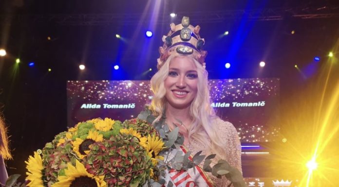 Breaking the Norm: Miss Slovenia Crowns Winner with Unique Wooden Tiara