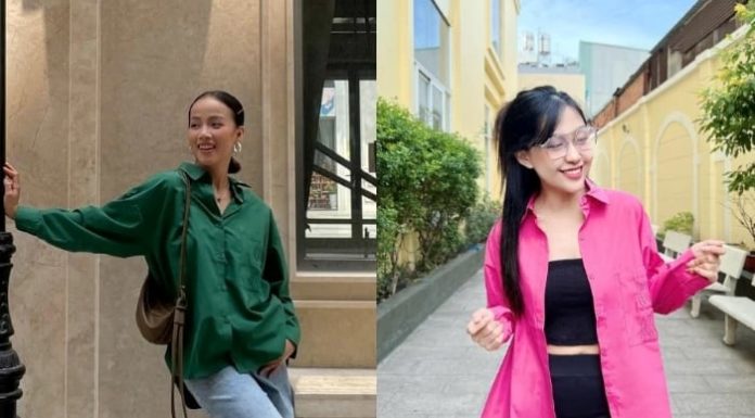 Stylish and energetic women’s oversized shirts for a youthful and dynamic look