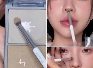 Simple steps to create a slimmer face and a higher nose