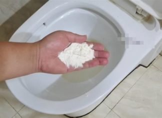 Get rid of stubborn yellow stains in your toilet with just a handful of this, flush and see the magic happen!