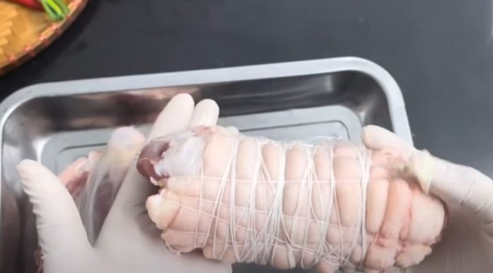 Turn boiled pork knuckle into tender and flavorful meat with an extra step