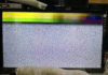 How to fix a TV screen with interference?