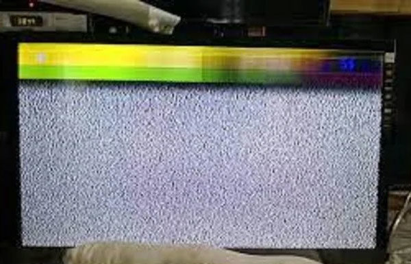 How to fix a TV screen with interference?