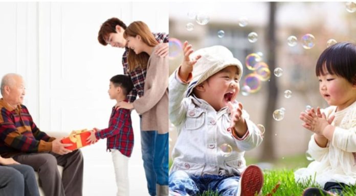 Unexpected visitor arrives at a house, brings wealth and good fortune to the family