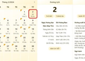 The most accurate schedule for good and bad times on March 2, 2024, and the lunar calendar for March 2, 2024.