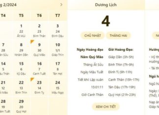 The most accurate time and lunar calendar for March 5, 2024