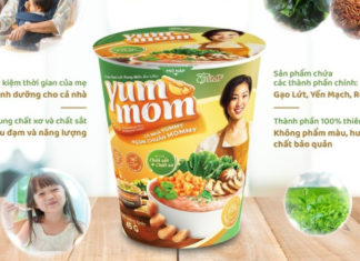 Nourishing Baby Food with Yum Mom TMF Instant Oatmeal Brown Rice Seaweed Porridge