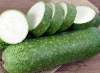 Health benefits of a specific part of bottle gourd.