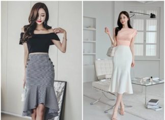 Off-the-Shoulder Tops Paired with Skirts for the Feminine Fashionista