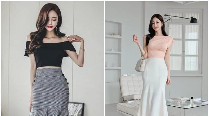 Off-the-Shoulder Tops Paired with Skirts for the Feminine Fashionista