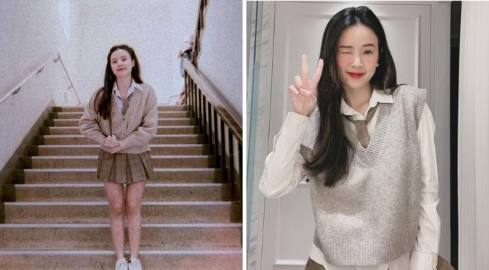 Midu’s Timeless Schoolgirl Chic Resurfaces