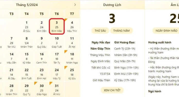 Best and Worst Hours and Lunar Calendar for May 3, 2024