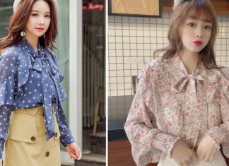 The 10 Most Adorable and Feminine Korean-Style Blouse Designs for Women