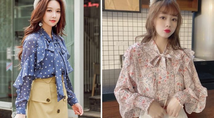 The 10 Most Adorable and Feminine Korean-Style Blouse Designs for Women