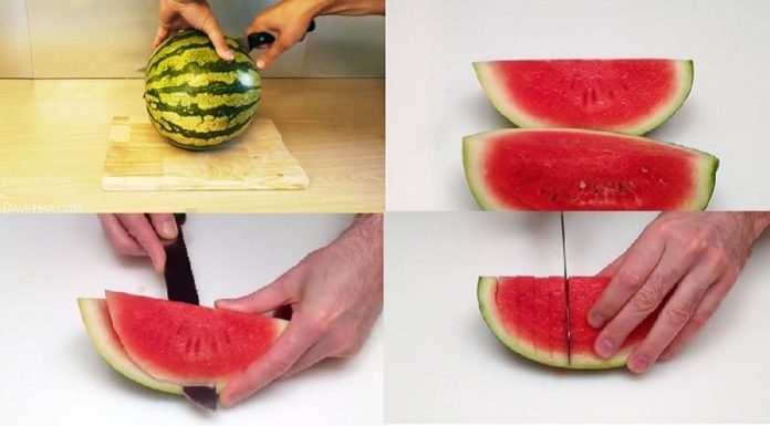 The Easiest Way to Cut a Watermelon, Beautifully.