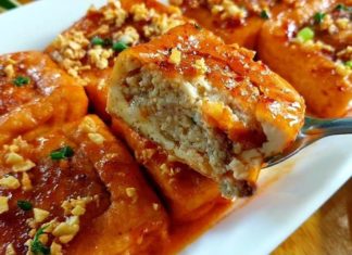 How to Make Stuffed Tofu with Garlic Butter Sauce: A Delicious, Aromatic Treat