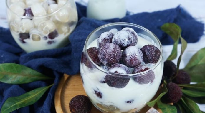 “The Foodie’s Definitive Guide to Crafting a Delectable Yogurt-Marinated Cherry Plum Delicacy with Chewy Tapioca Pearls”