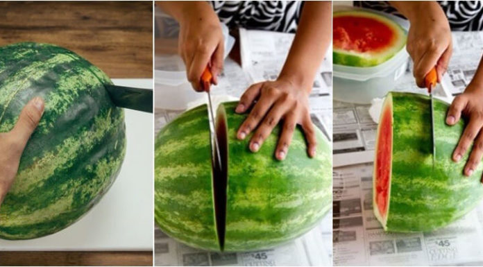 How to Carve an Oversized Watermelon?