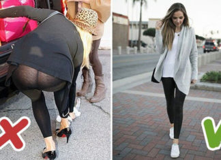 “How to Wear Leggings Without Showing Too Much Skin”