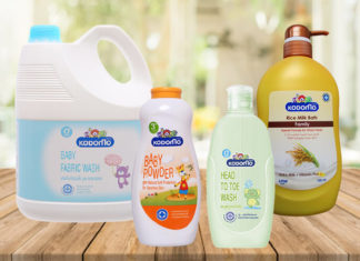 Gentle and Mild, the Kodomo Baby Body Wash and Shampoo is a Gentle Cleanse for Baby’s Delicate Skin.