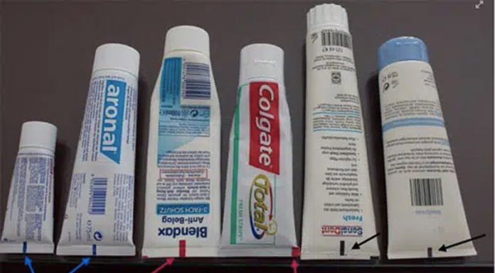 What Do the Color Stripes on a Toothpaste Tube Mean?