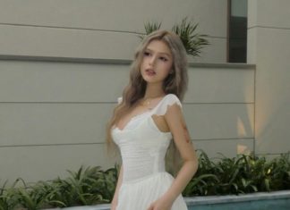 The Perfectly Ripe Mango: Captivating Audiences with Her White Dress Ensemble