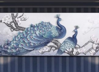 The Peacock Painting: Unveiling the Symbolism and Feng Shui Display
