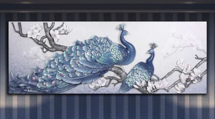 The Peacock Painting: Unveiling the Symbolism and Feng Shui Display