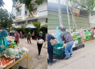 Grocery Store XANH Enters Lockdown Zones to Provide Food and Aid to Residents