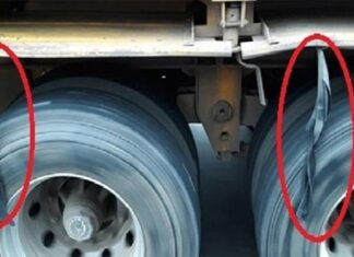 “The Intriguing Purpose of Truck Wheels: Unraveling the Mystery of the Rubber Hose Bunch.”