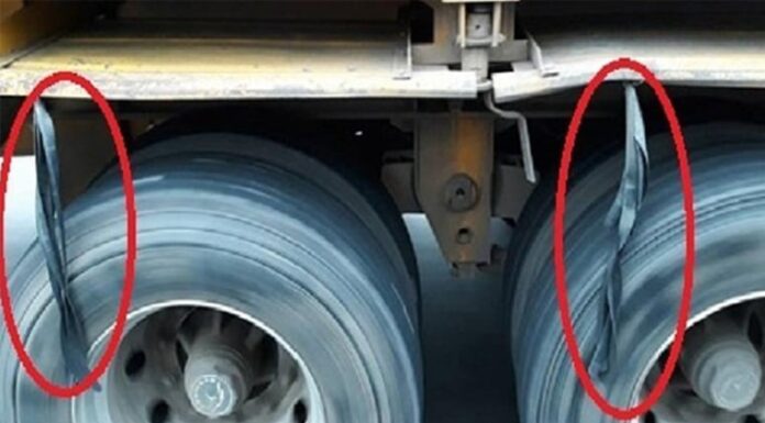 “The Intriguing Purpose of Truck Wheels: Unraveling the Mystery of the Rubber Hose Bunch.”
