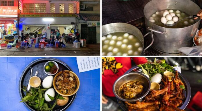 A Midnight Feast: Exploring the Delights of Duck Egg Embryo and Coconut Water in District 3, Ho Chi Minh City.