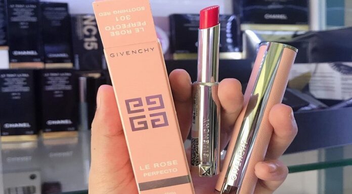 The Perfect Pout: Givenchy 301 Soothing Red – Le Rose Perfecto