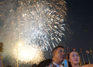 Celebrating the New Year: Ho Chi Minh City Lights Up the Sky with Fireworks at Four Locations