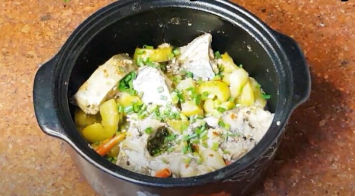 A Tasty Treat: Salted Fish Stew with Pickled Radish