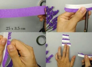 The Magic of Paper Crafts: Creating Lifelike Lavender Bouquets with Tissue Paper and Face Masks