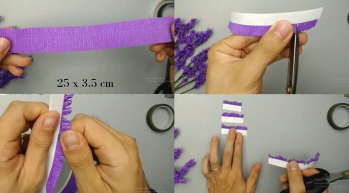 The Magic of Paper Crafts: Creating Lifelike Lavender Bouquets with Tissue Paper and Face Masks