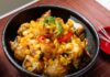 “Buttered Corn and Snail Stir-Fry: A Delectable, Aromatic Treat”