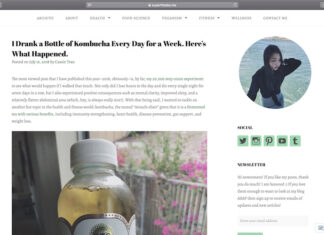 The Young Woman’s Kombucha Adventure: A Week-Long Trial